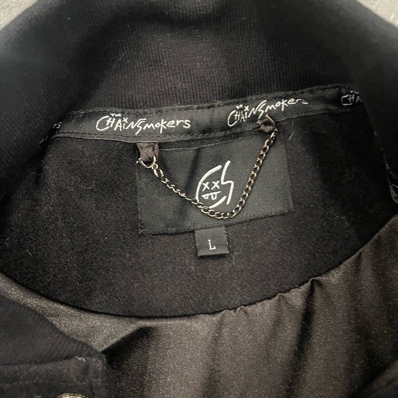 Chainsmokers 2015 Friend Zone Tour Limited Edition Letterman's Jacket Large RARE - Picture 3 of 11